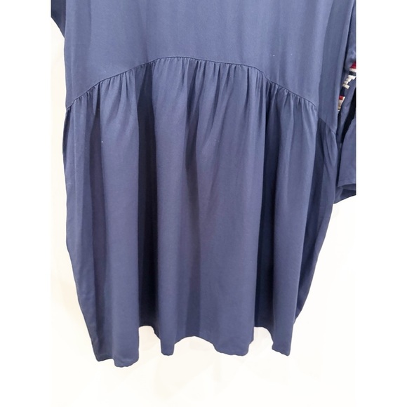 Mahila Dark Blue Blouse/Tunic/Mini Dress M - Picture 6 of 7